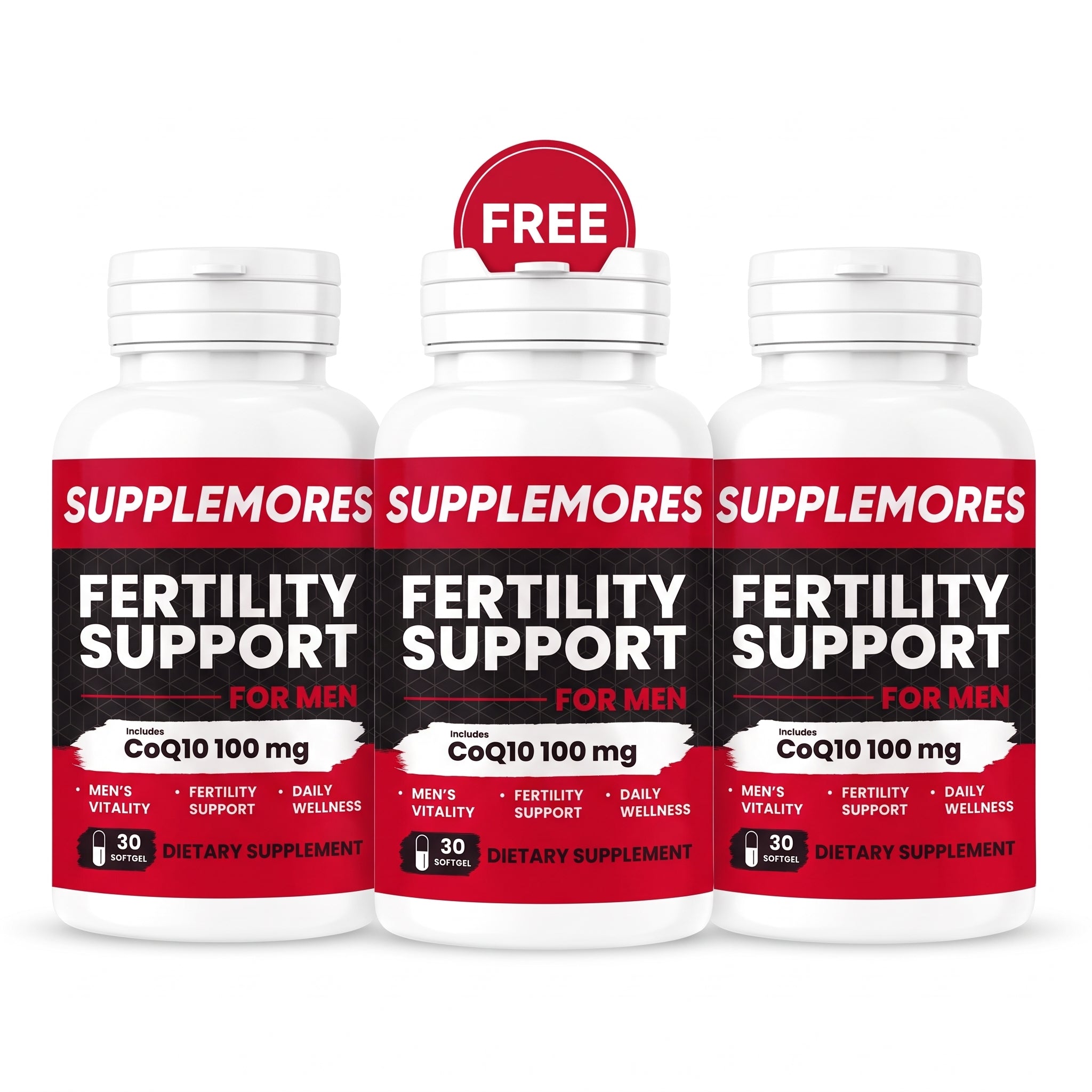 Fertility Support For Men (3 Packs) Supplemores